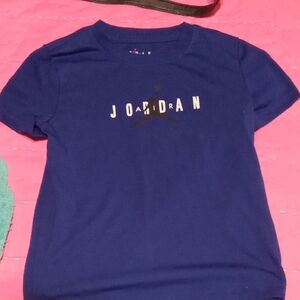 Jordan Kids Navy Blue Tee